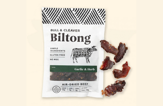 Get To Know Garlic & Herb Beef Biltong